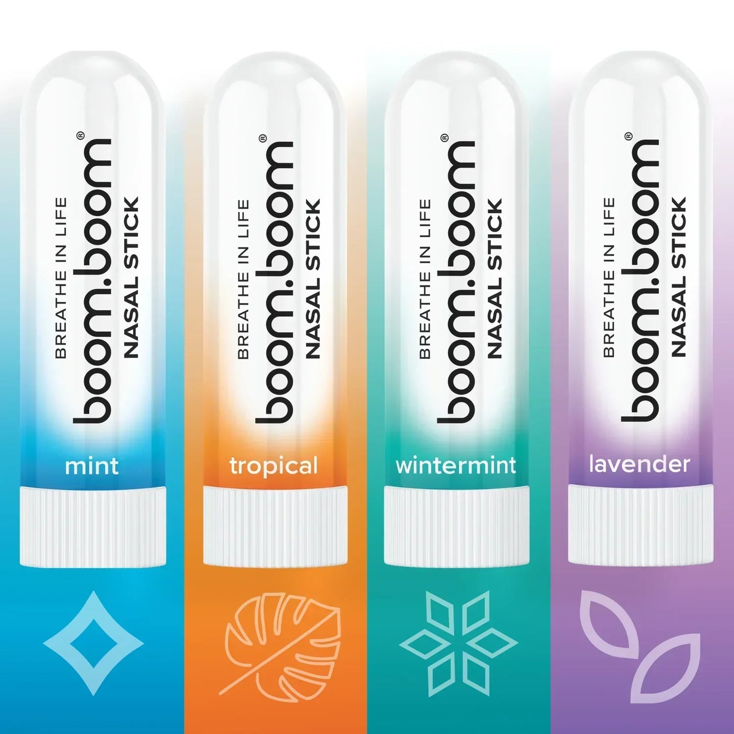 Nasal Stick (4 Pack) | Boosts Focus + Enhances Breathing | Aromatherapy Inhaler Made with Essential Oils